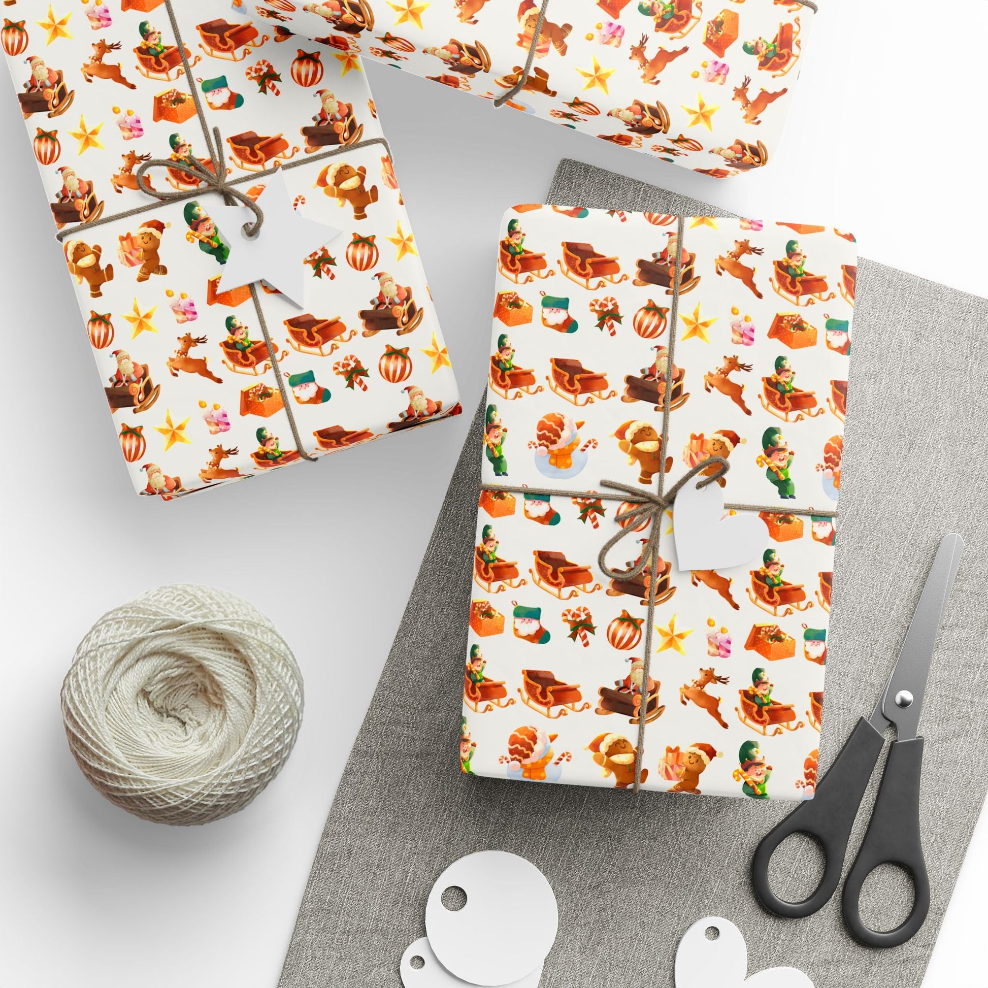 Santa’s Sweet Parade Gift Wrap - SmartHomeGoodies