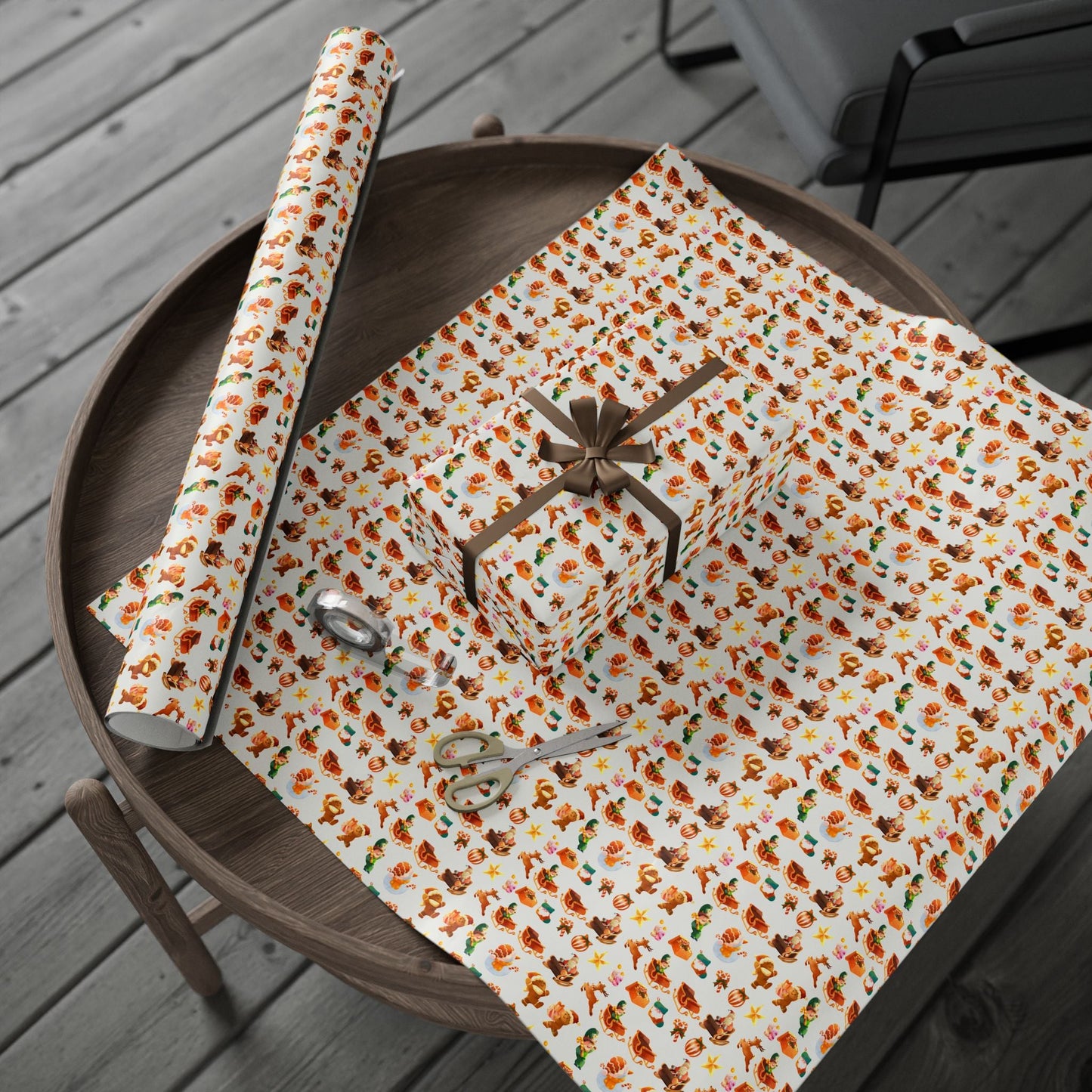 Santa’s Sweet Parade Gift Wrap - SmartHomeGoodies