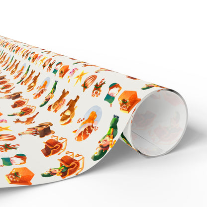 Santa’s Sweet Parade Gift Wrap - SmartHomeGoodies