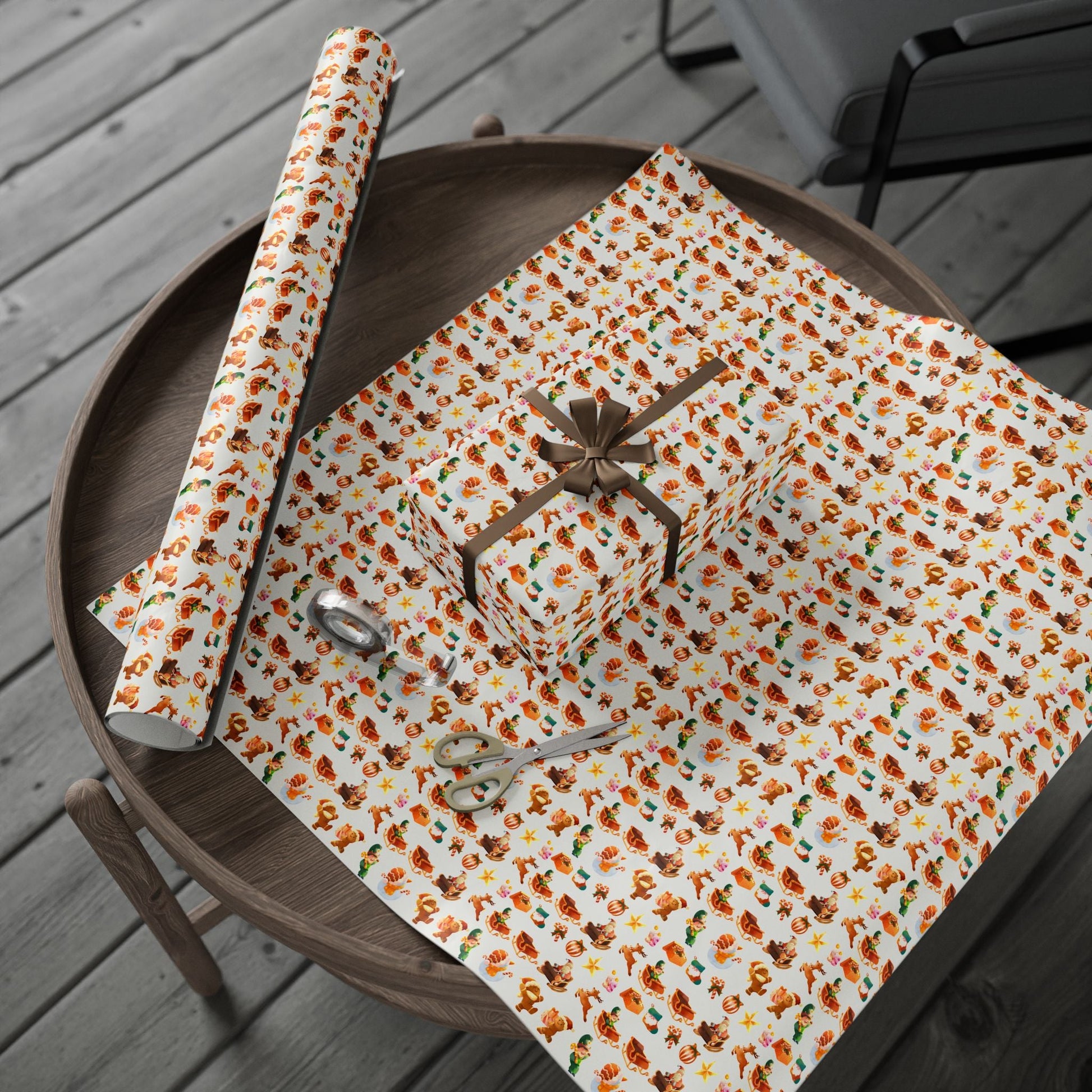 Santa’s Sweet Parade Gift Wrap - SmartHomeGoodies
