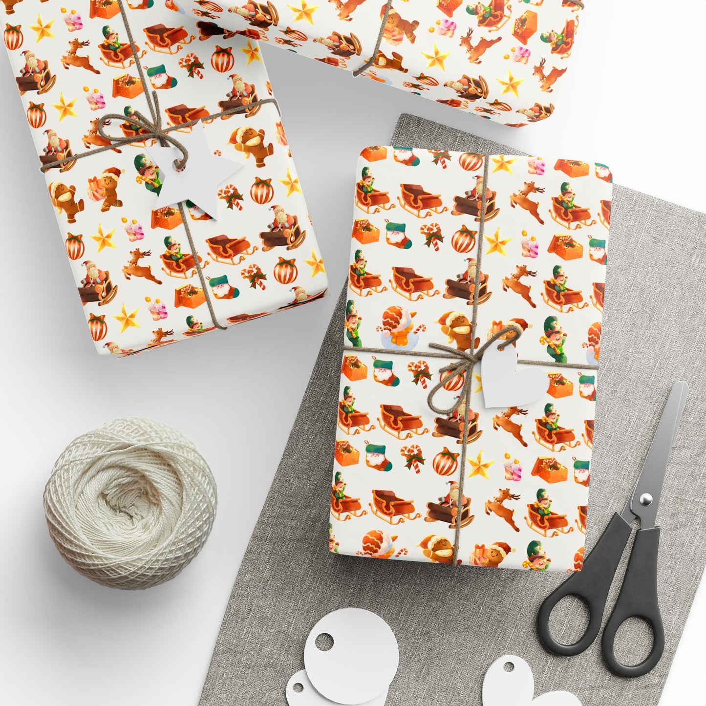 Santa’s Sweet Parade Gift Wrap - SmartHomeGoodies