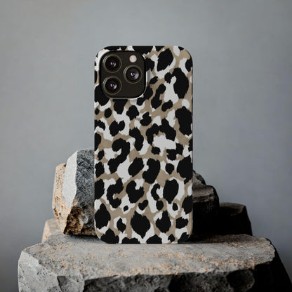 Savanna Noir Spots Slim iPhone Cases - SmartHomeGoodies