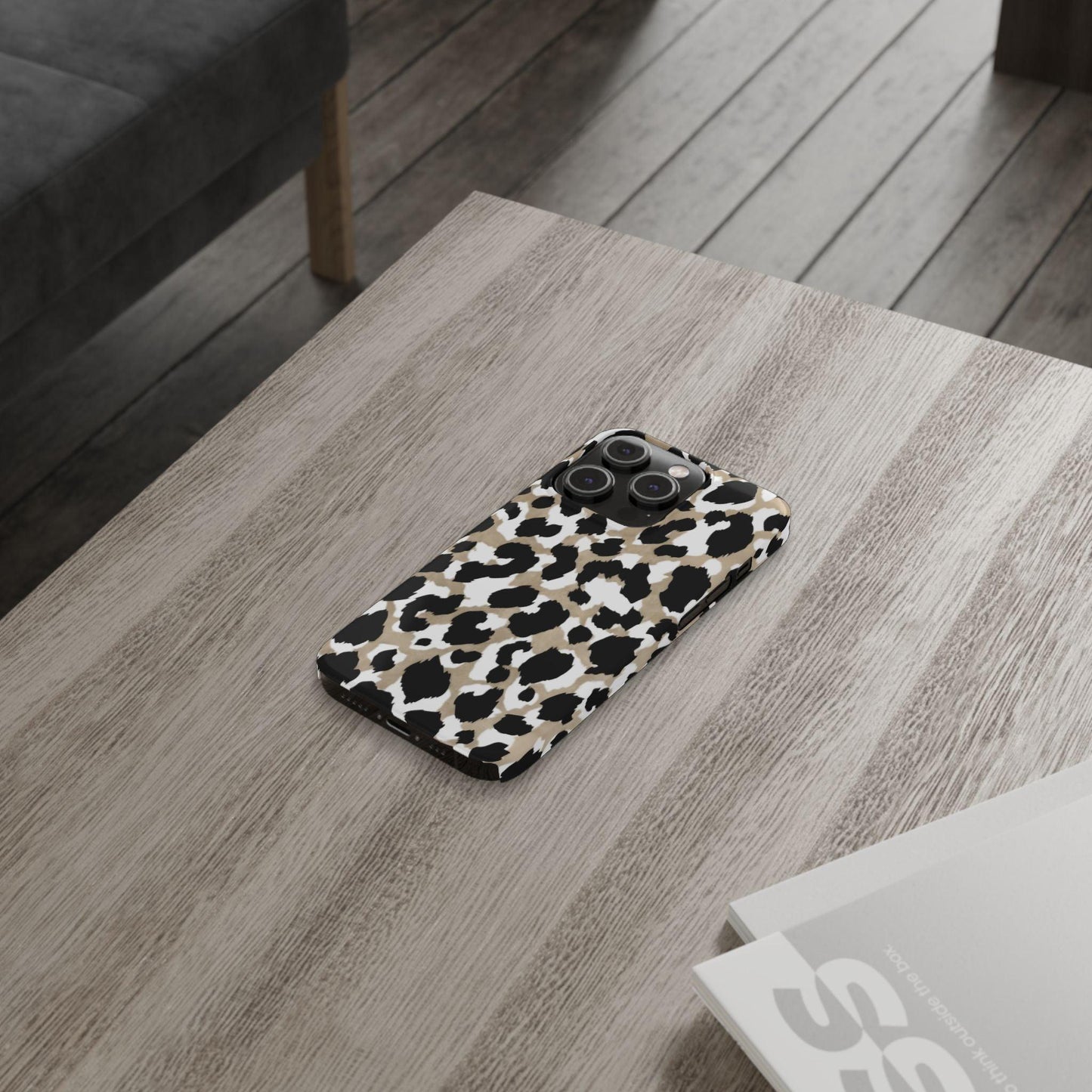 Savanna Noir Spots Slim iPhone Cases - SmartHomeGoodies