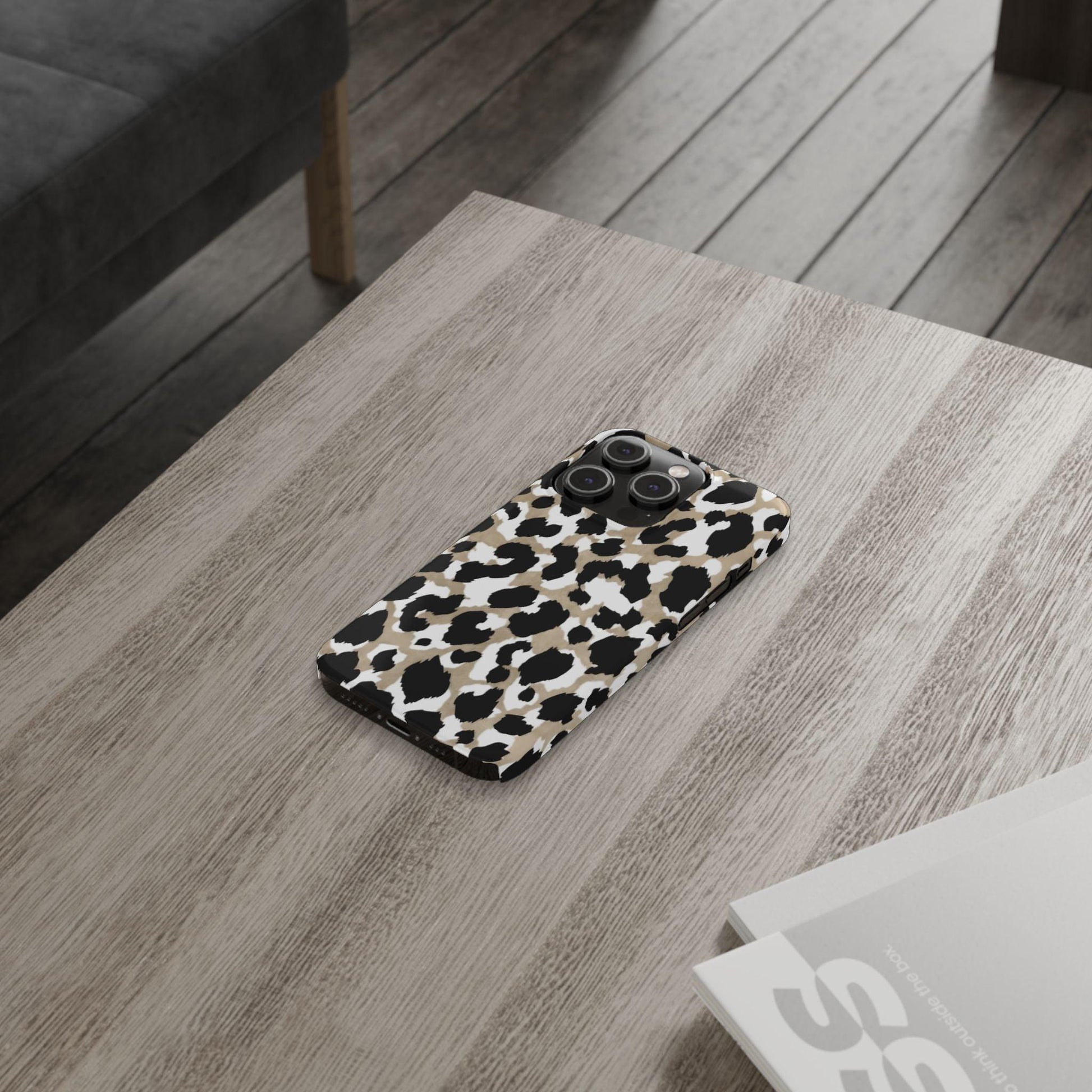 Savanna Noir Spots Slim iPhone Cases - SmartHomeGoodies