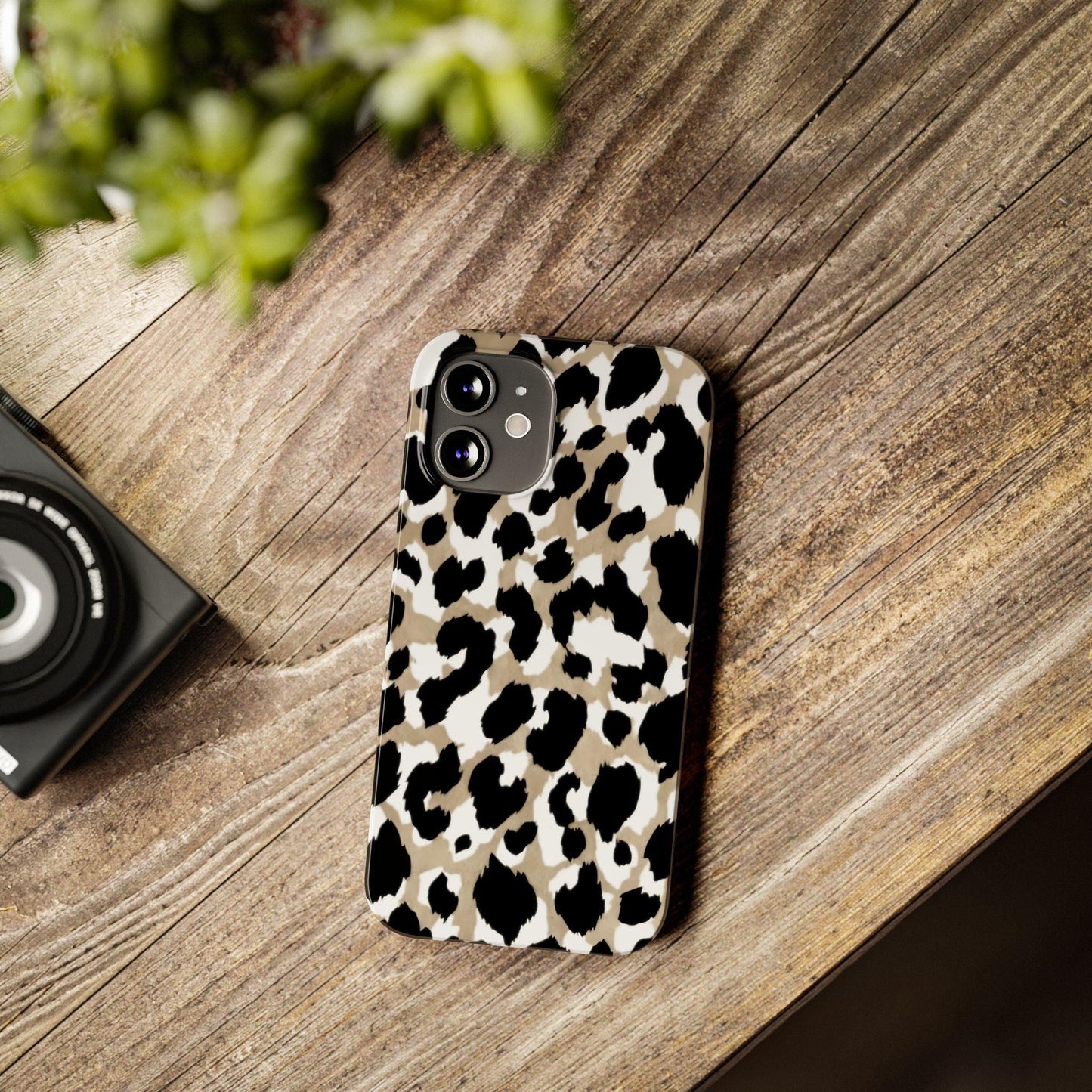 Savanna Noir Spots Slim iPhone Cases - SmartHomeGoodies