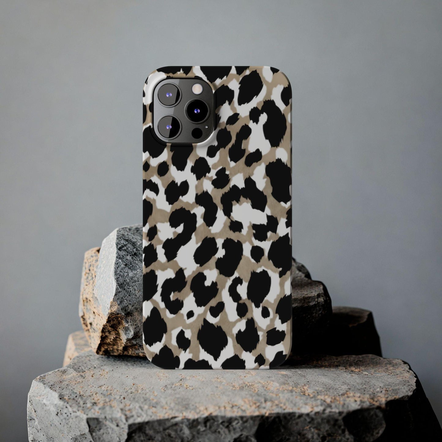 Savanna Noir Spots Slim iPhone Cases - SmartHomeGoodies