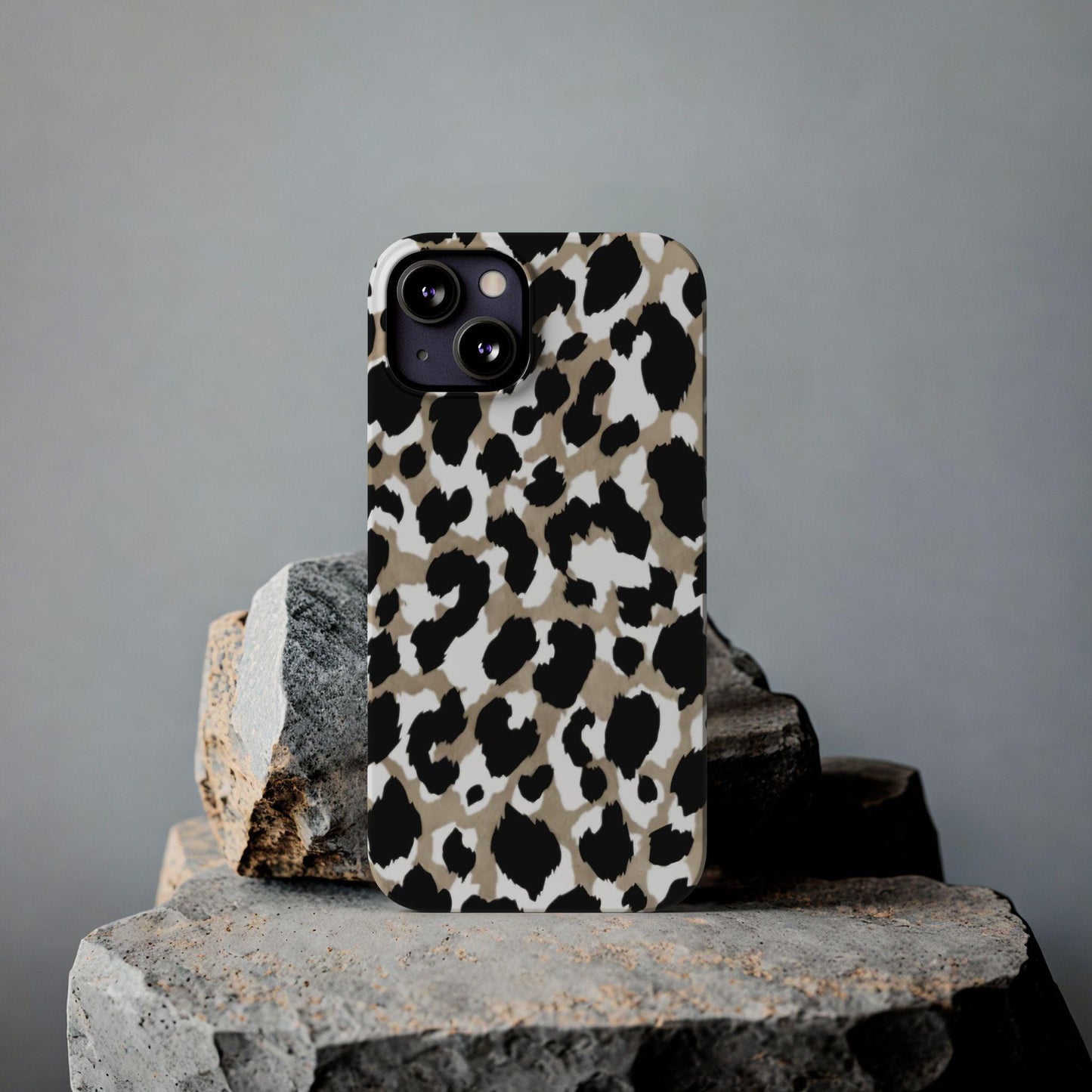 Savanna Noir Spots Slim iPhone Cases - SmartHomeGoodies