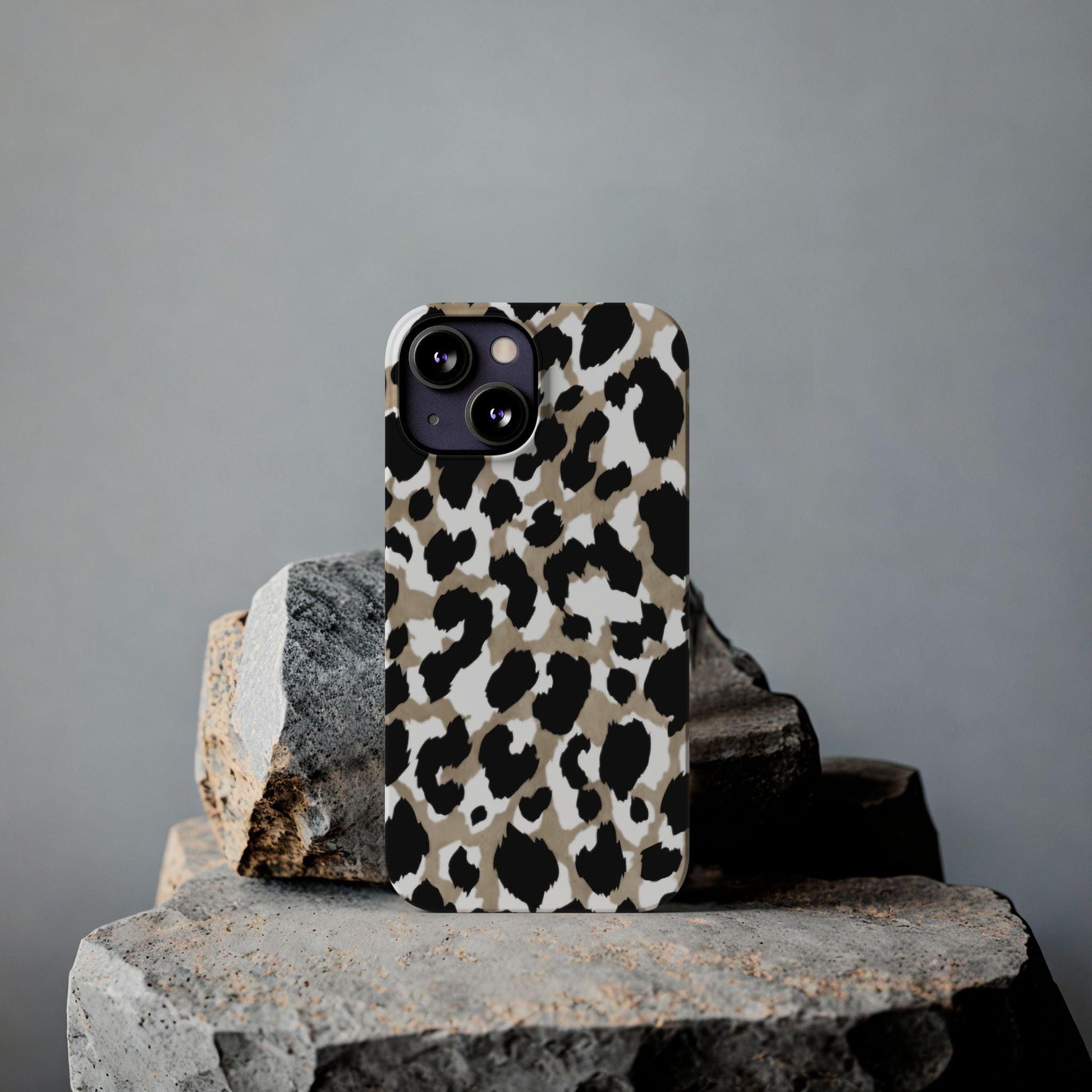 Savanna Noir Spots Slim iPhone Cases - SmartHomeGoodies