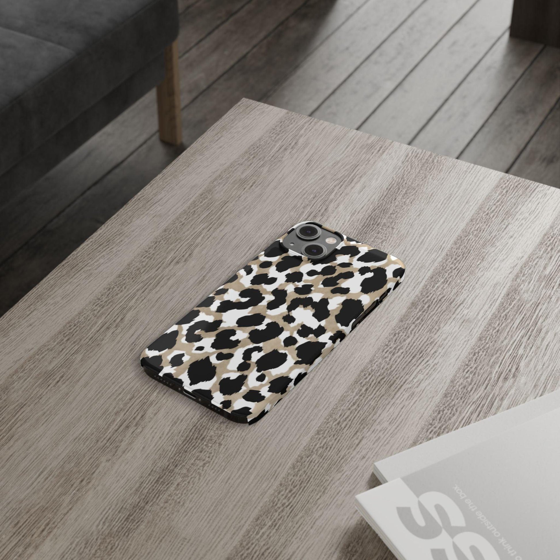 Savanna Noir Spots Slim iPhone Cases - SmartHomeGoodies