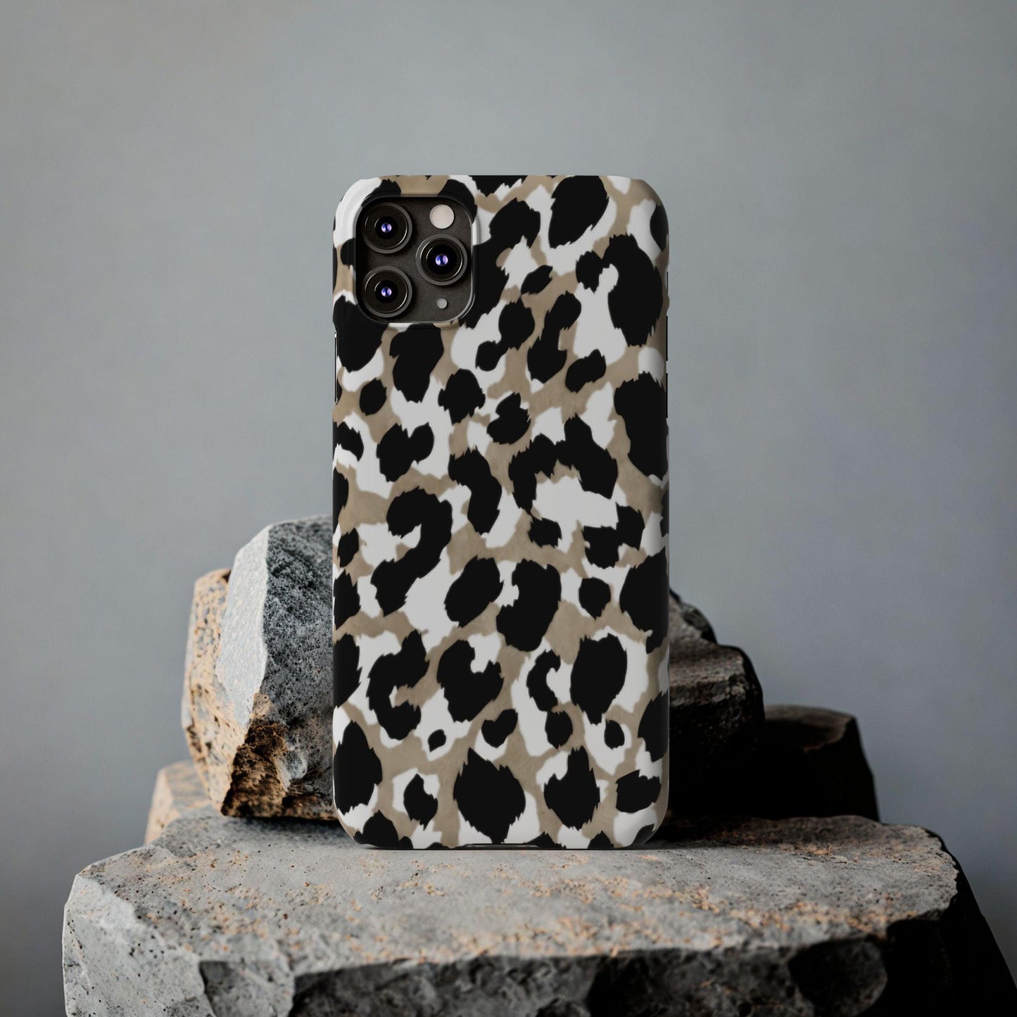 Savanna Noir Spots Slim iPhone Cases - SmartHomeGoodies