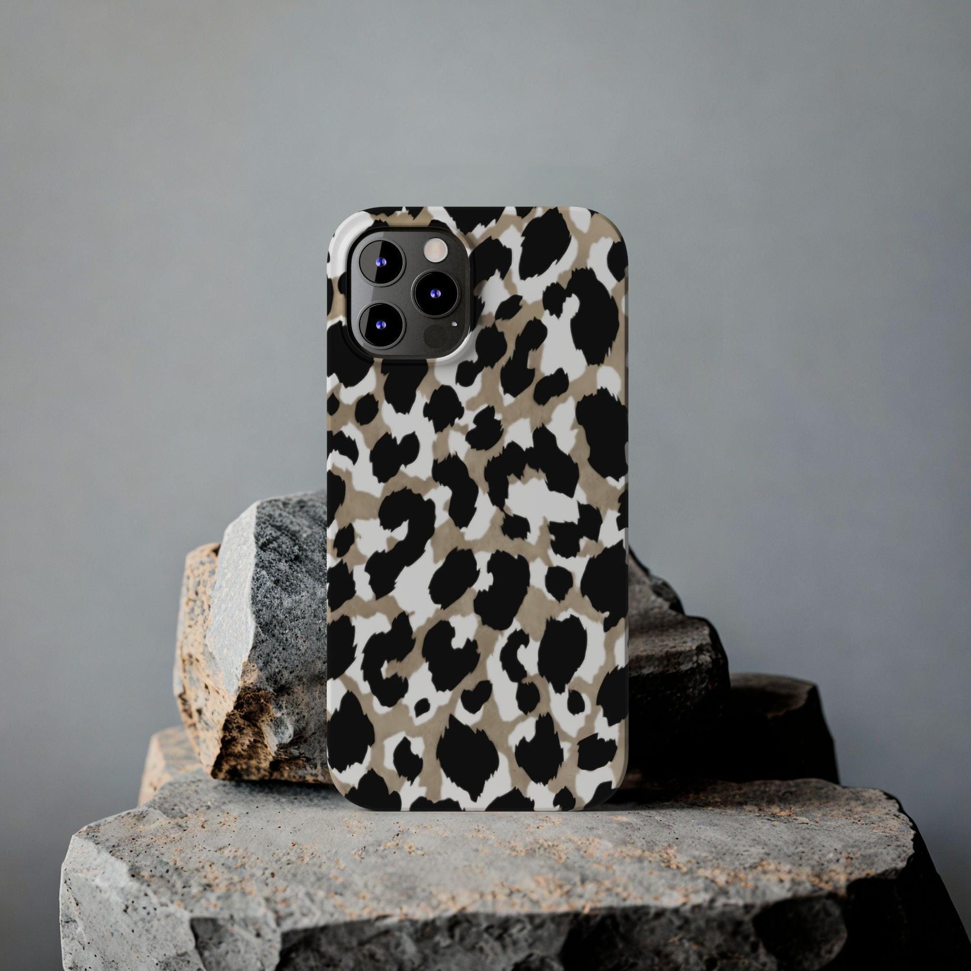 Savanna Noir Spots Slim iPhone Cases - SmartHomeGoodies
