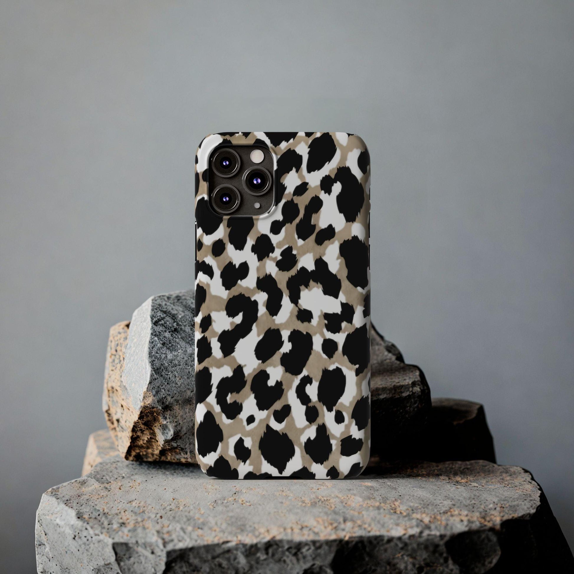 Savanna Noir Spots Slim iPhone Cases - SmartHomeGoodies