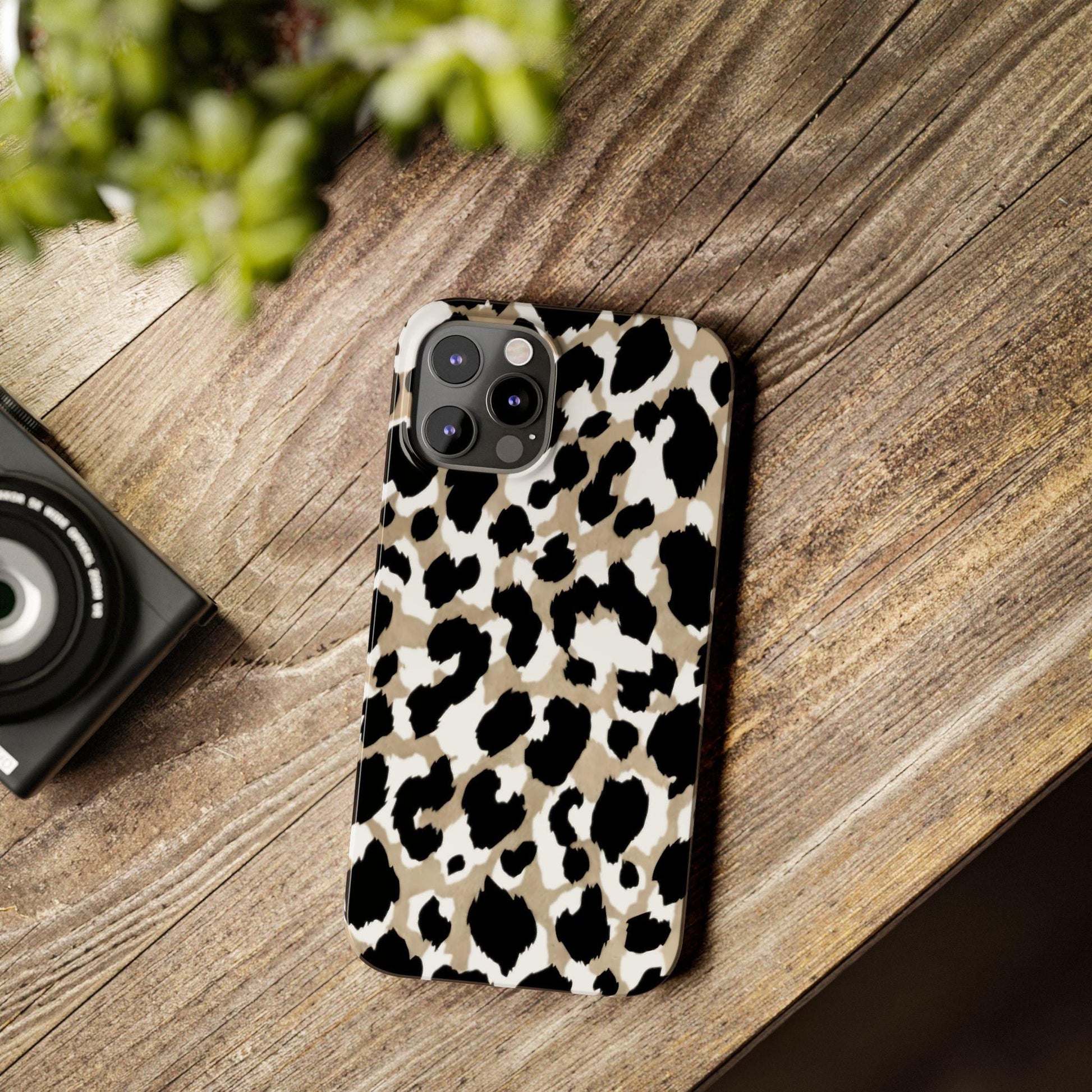 Savanna Noir Spots Slim iPhone Cases - SmartHomeGoodies