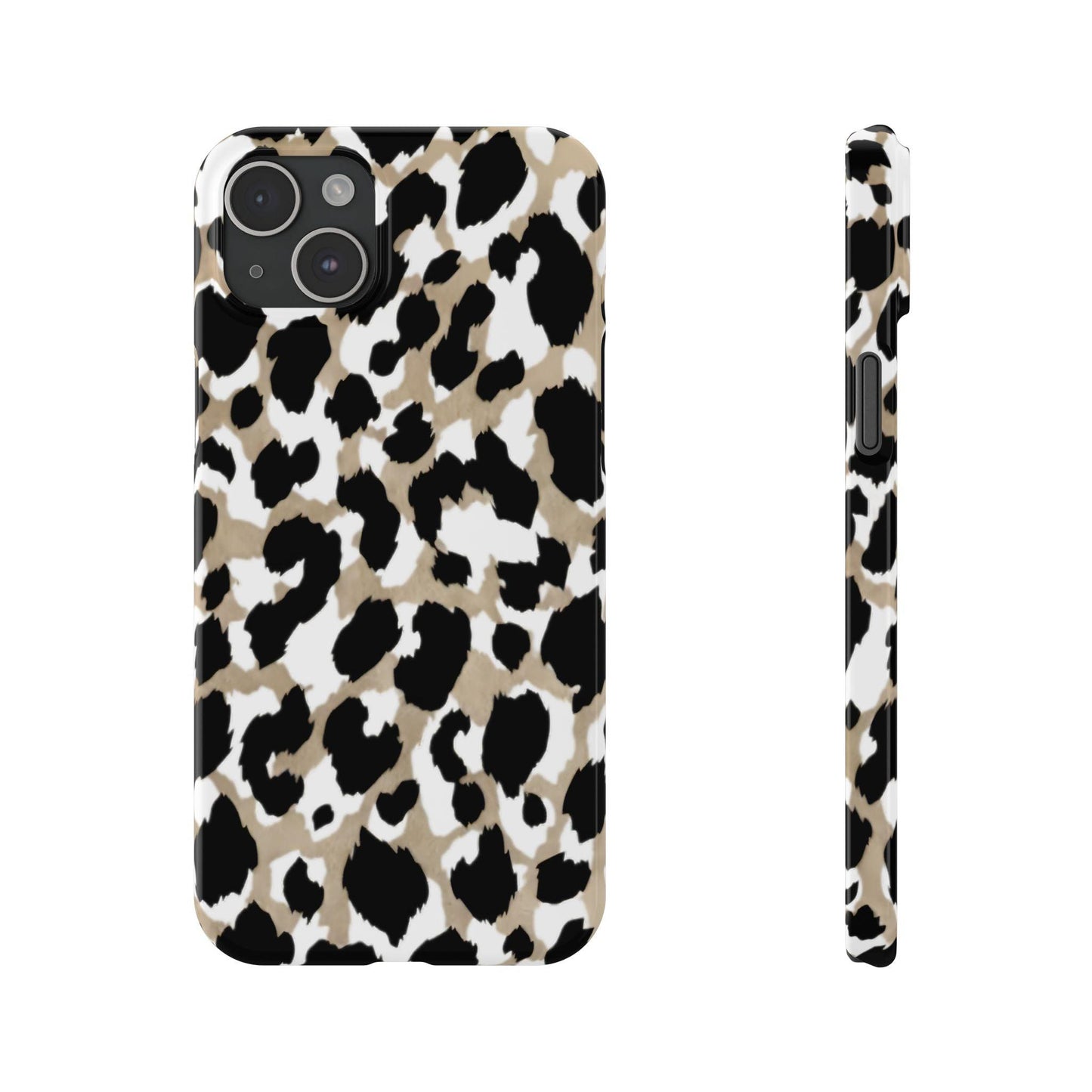 Savanna Noir Spots Slim iPhone Cases - SmartHomeGoodies