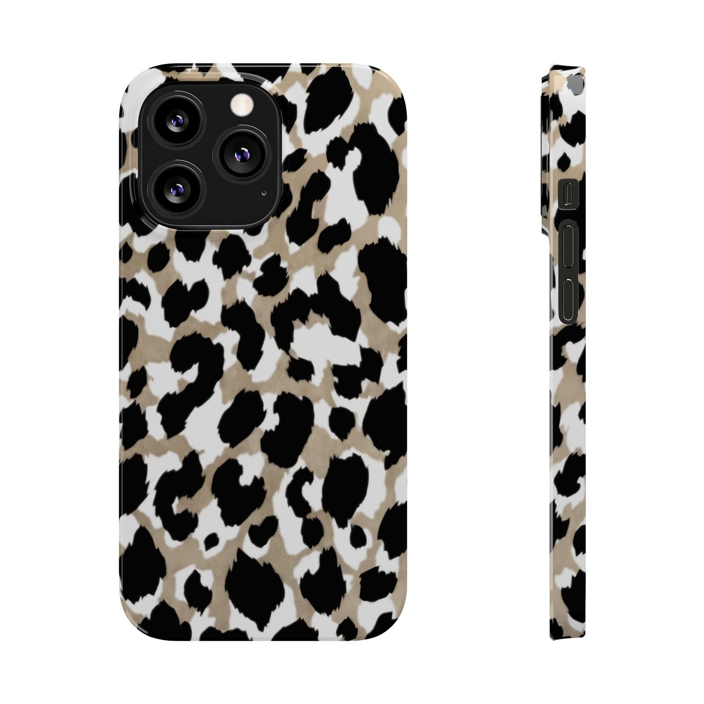 Savanna Noir Spots Slim iPhone Cases - SmartHomeGoodies