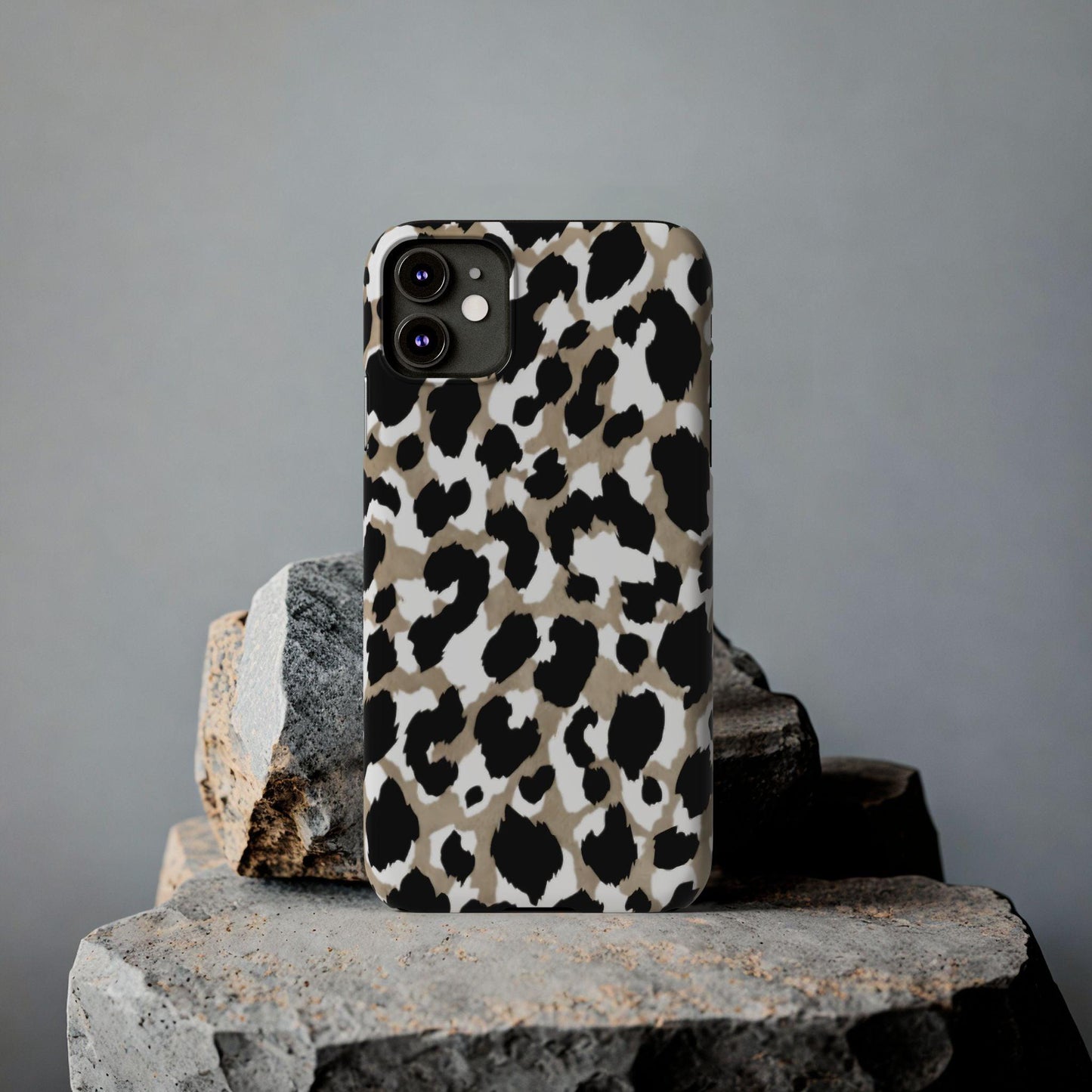 Savanna Noir Spots Slim iPhone Cases - SmartHomeGoodies