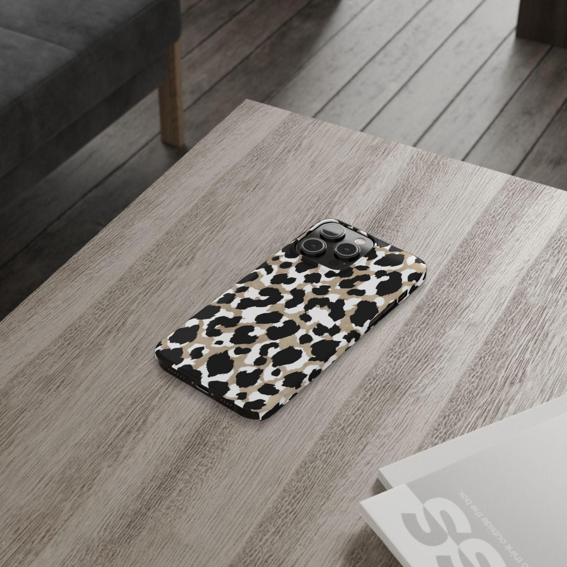Savanna Noir Spots Slim iPhone Cases - SmartHomeGoodies