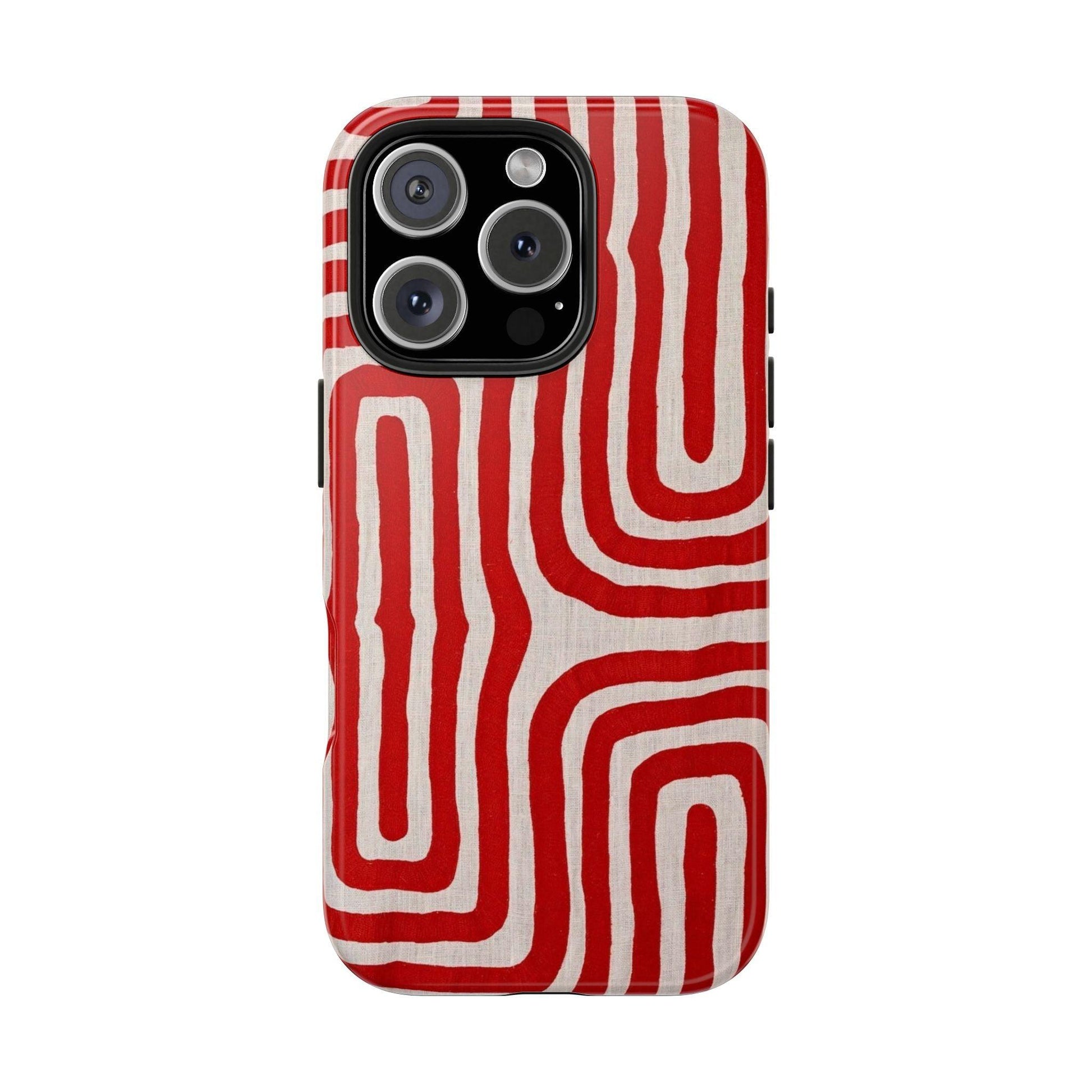 Scarlet Labyrinth Tough iPhone Cases - SmartHomeGoodies