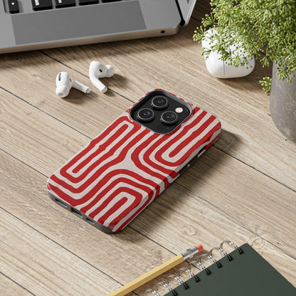 Scarlet Labyrinth Tough iPhone Cases - SmartHomeGoodies