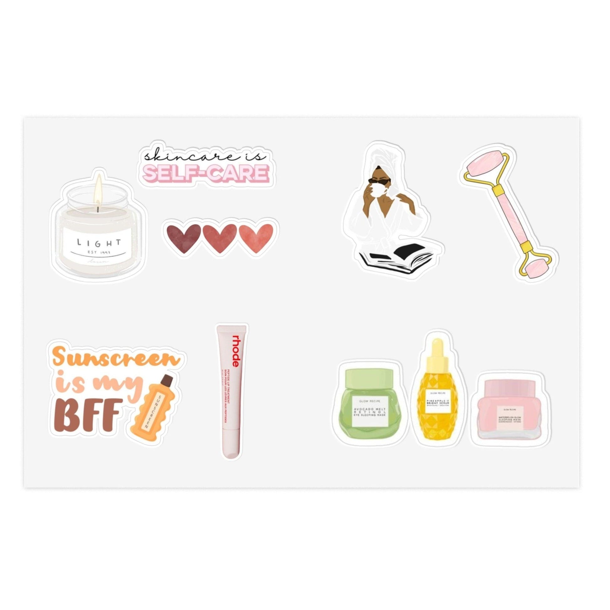 Skin Care is Self Care Sticker Sheets for Phone Case/iPad Cases/Laptops and Notebooks - SmartHomeGoodies
