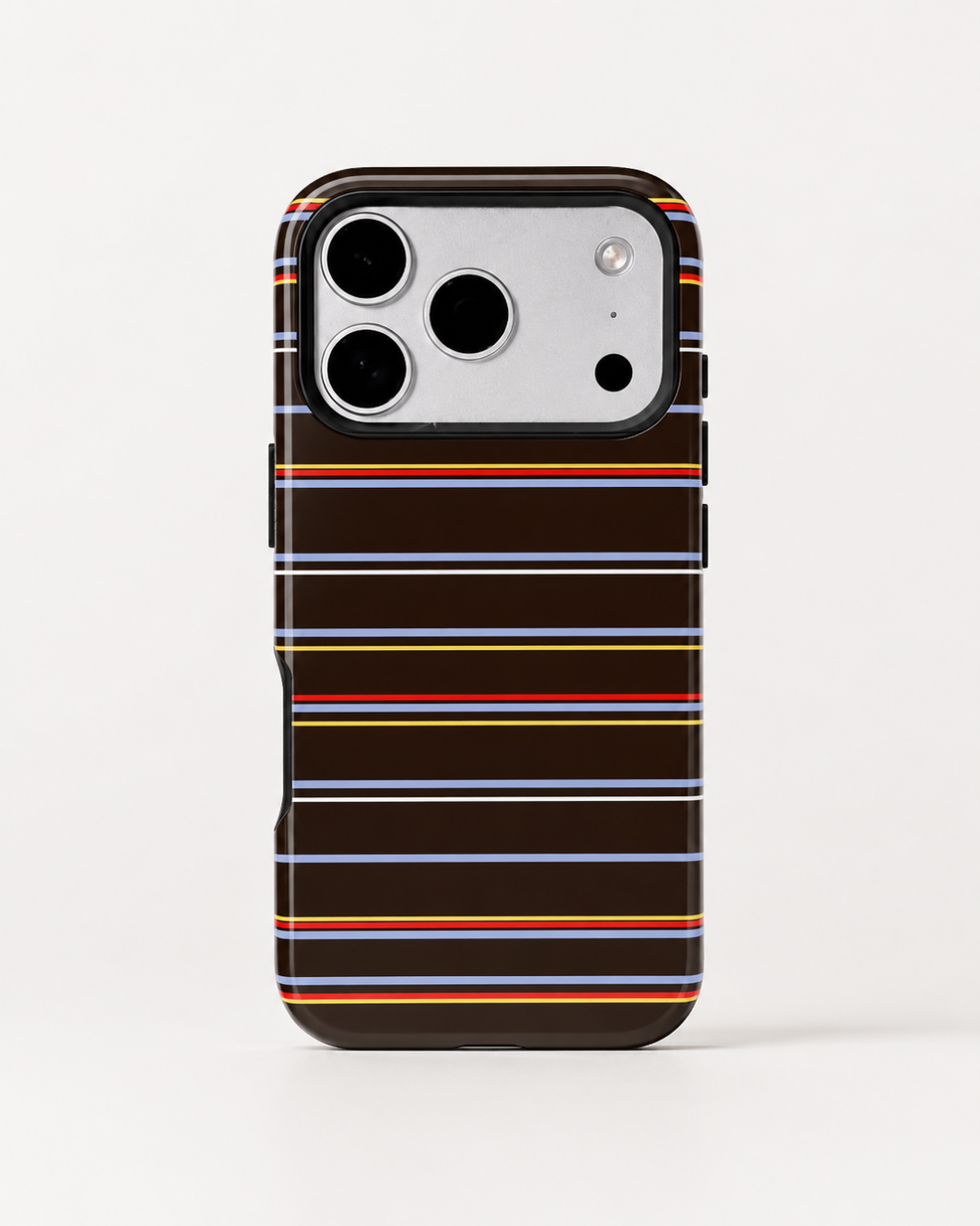 Chocolate Citylines Striped Phone Case