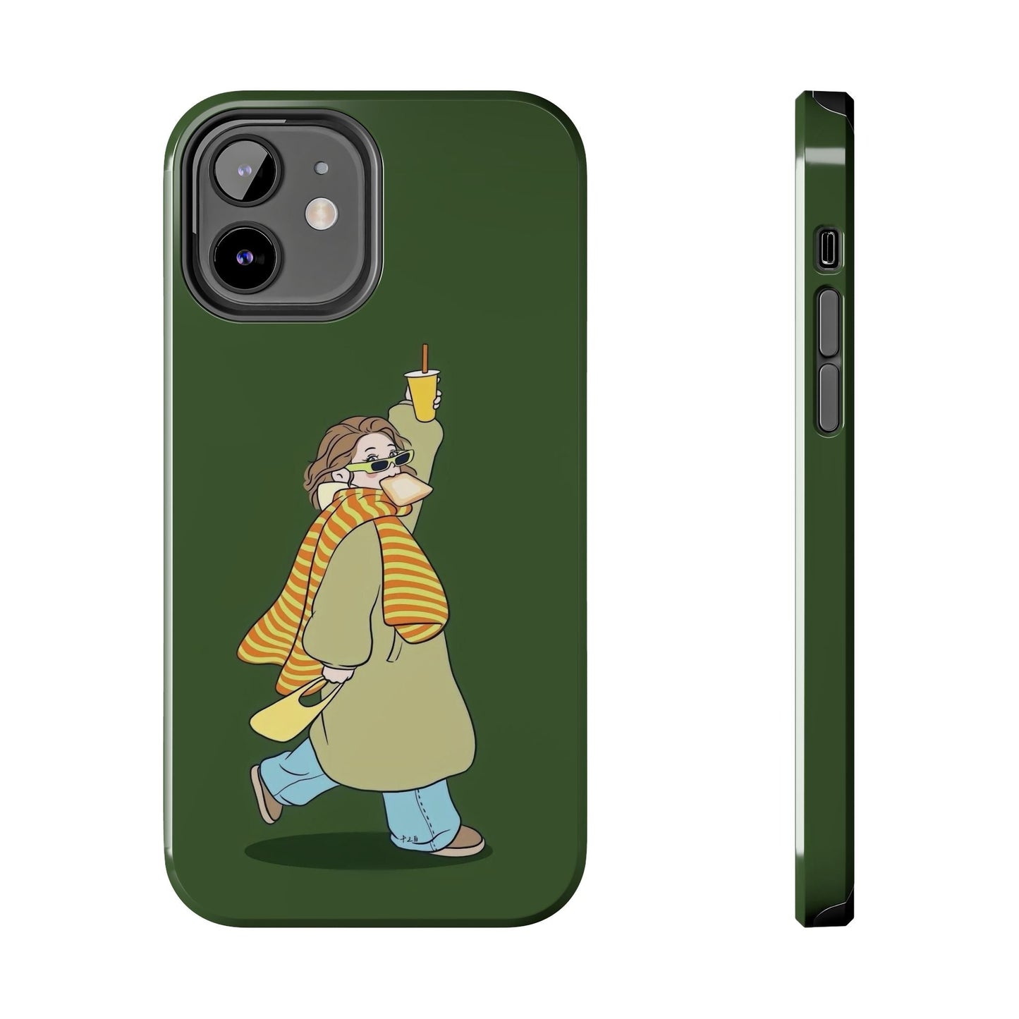 Snack Stroll & Sassy Sips Chic iPhone Cases - SmartHomeGoodies