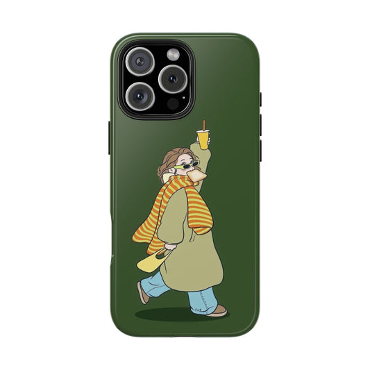 Snack Stroll & Sassy Sips Chic iPhone Cases - SmartHomeGoodies