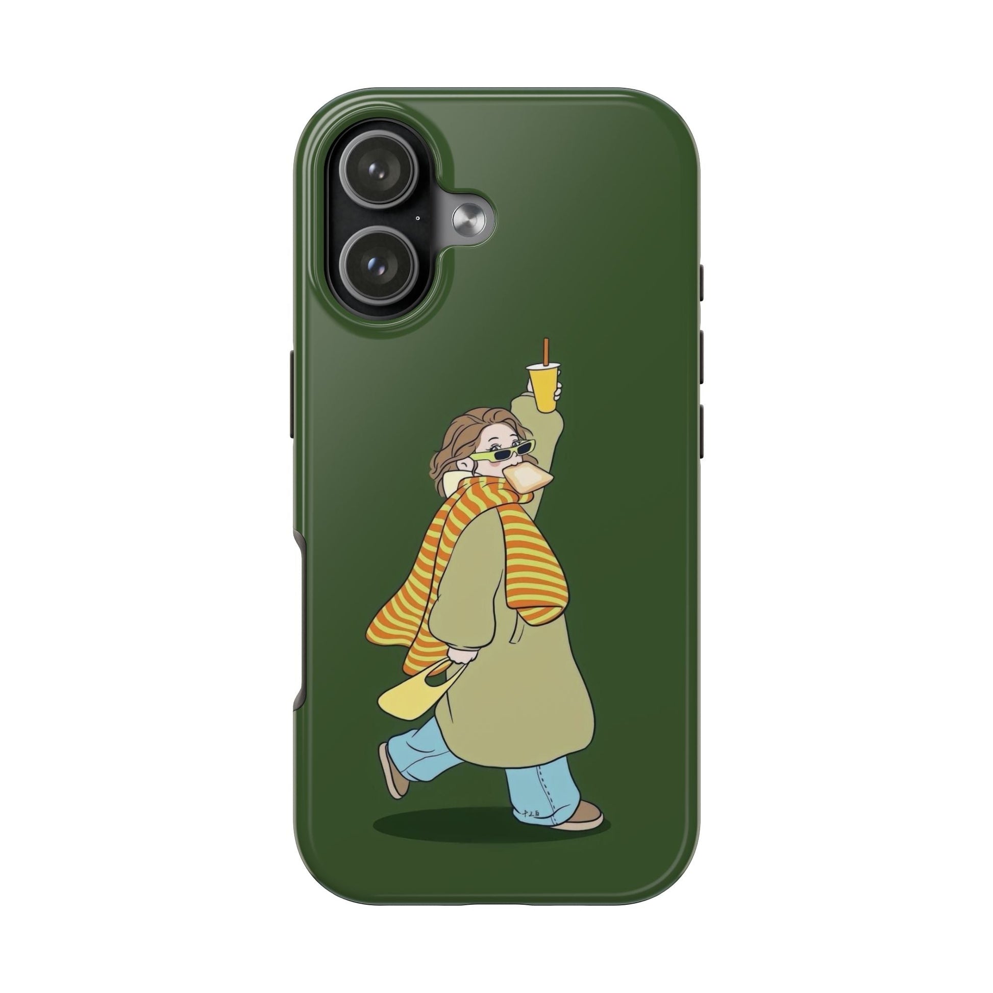 Snack Stroll & Sassy Sips Chic iPhone Cases - SmartHomeGoodies