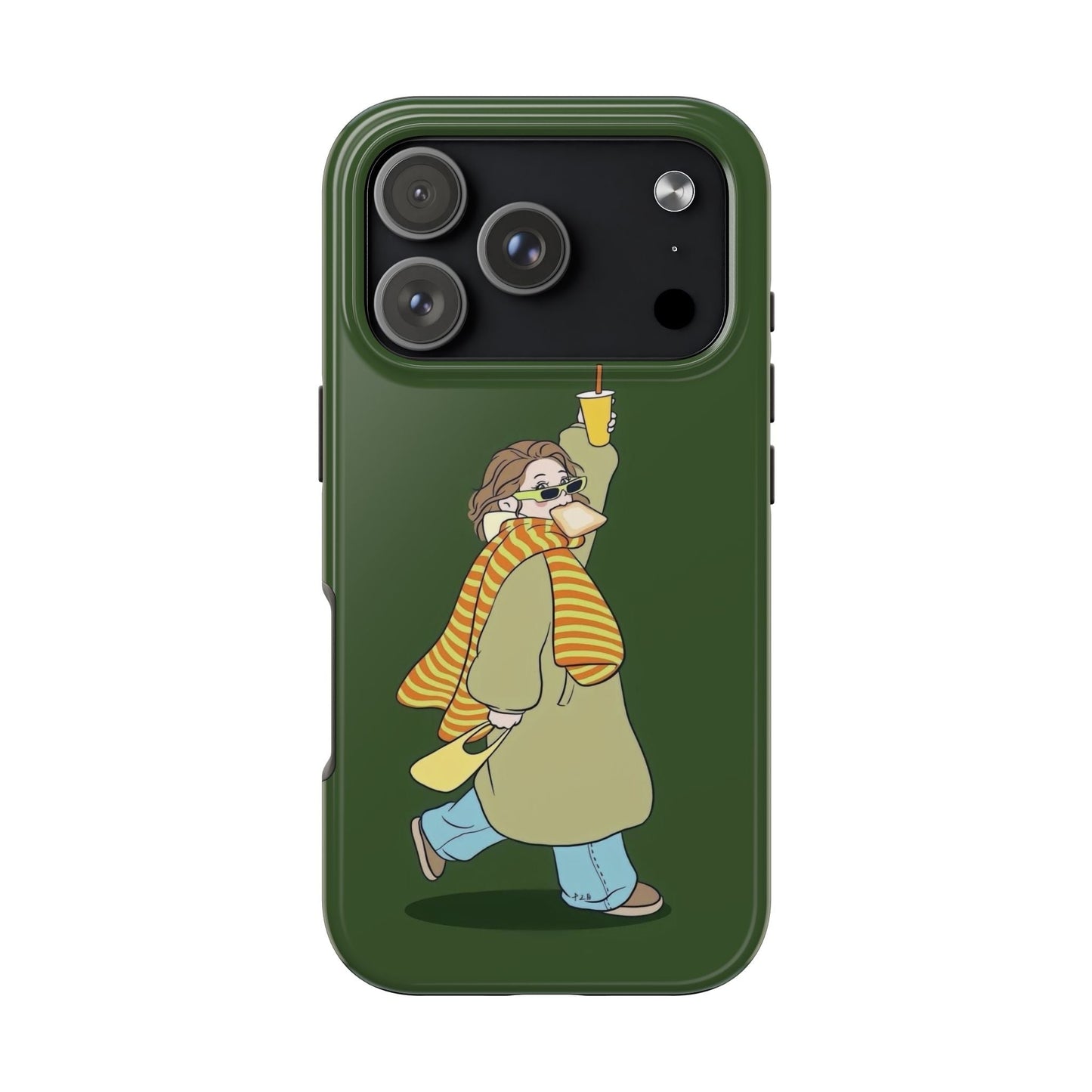 Snack Stroll & Sassy Sips Chic iPhone Cases - SmartHomeGoodies