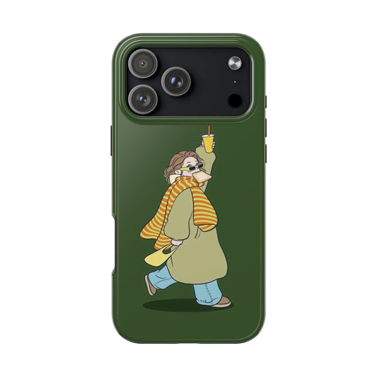 Snack Stroll & Sassy Sips Chic iPhone Cases - SmartHomeGoodies