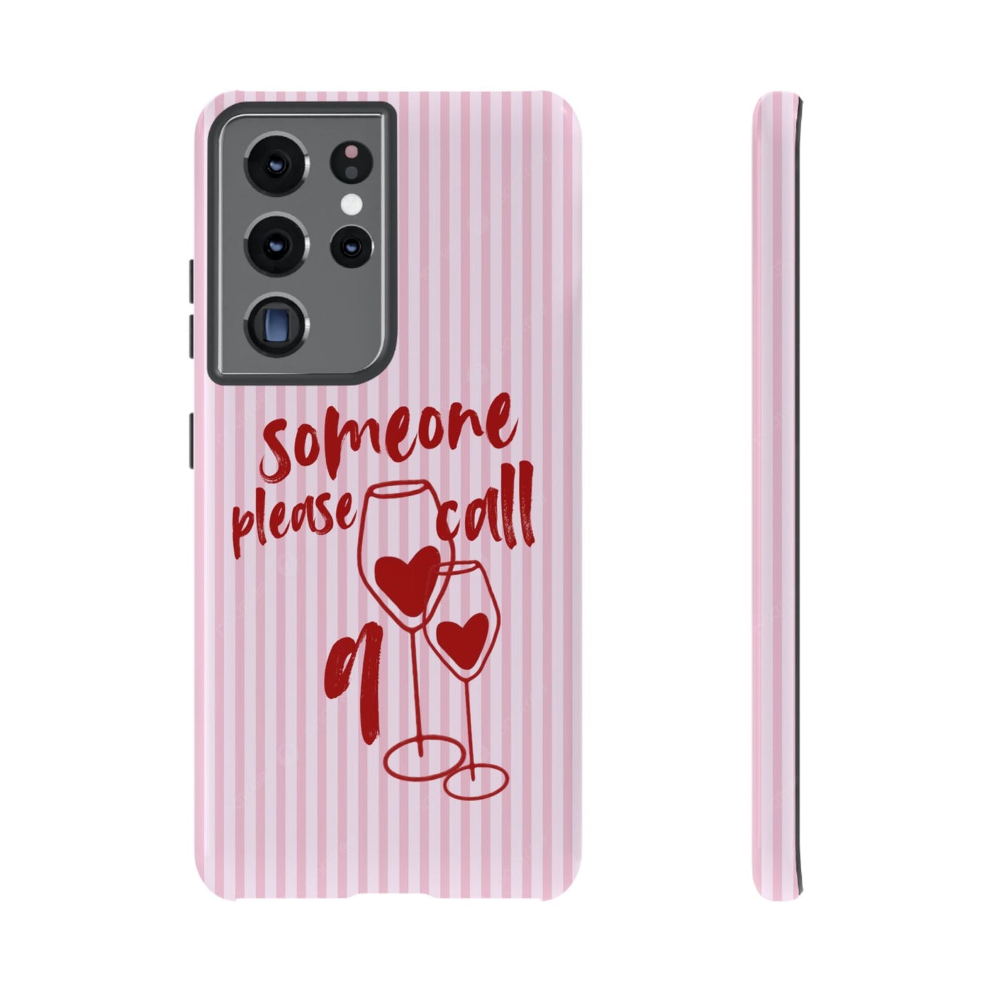 'Someone Please Call 911' Pink Phone Case - SmartHomeGoodies