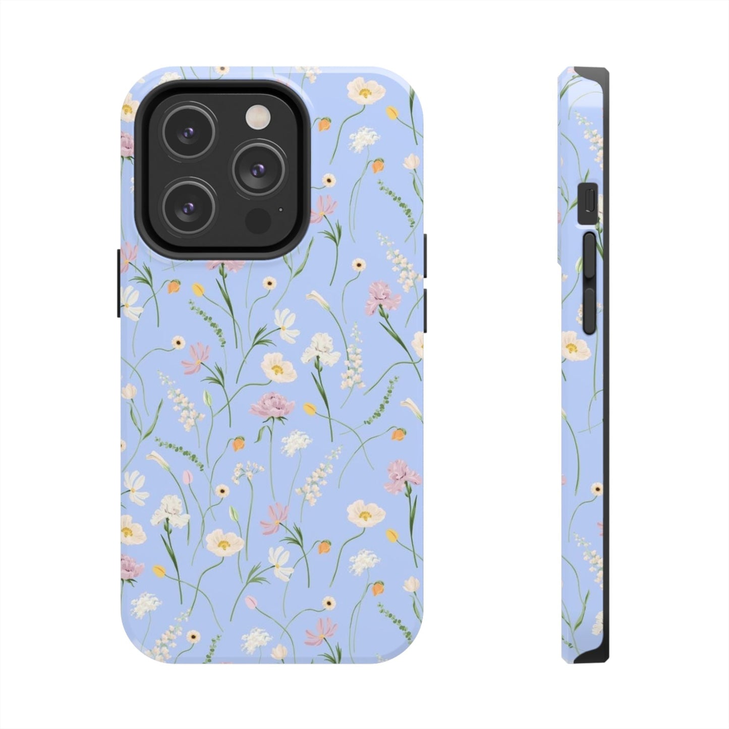 Spring Edition Blues Floral Phone Cases - SmartHomeGoodies