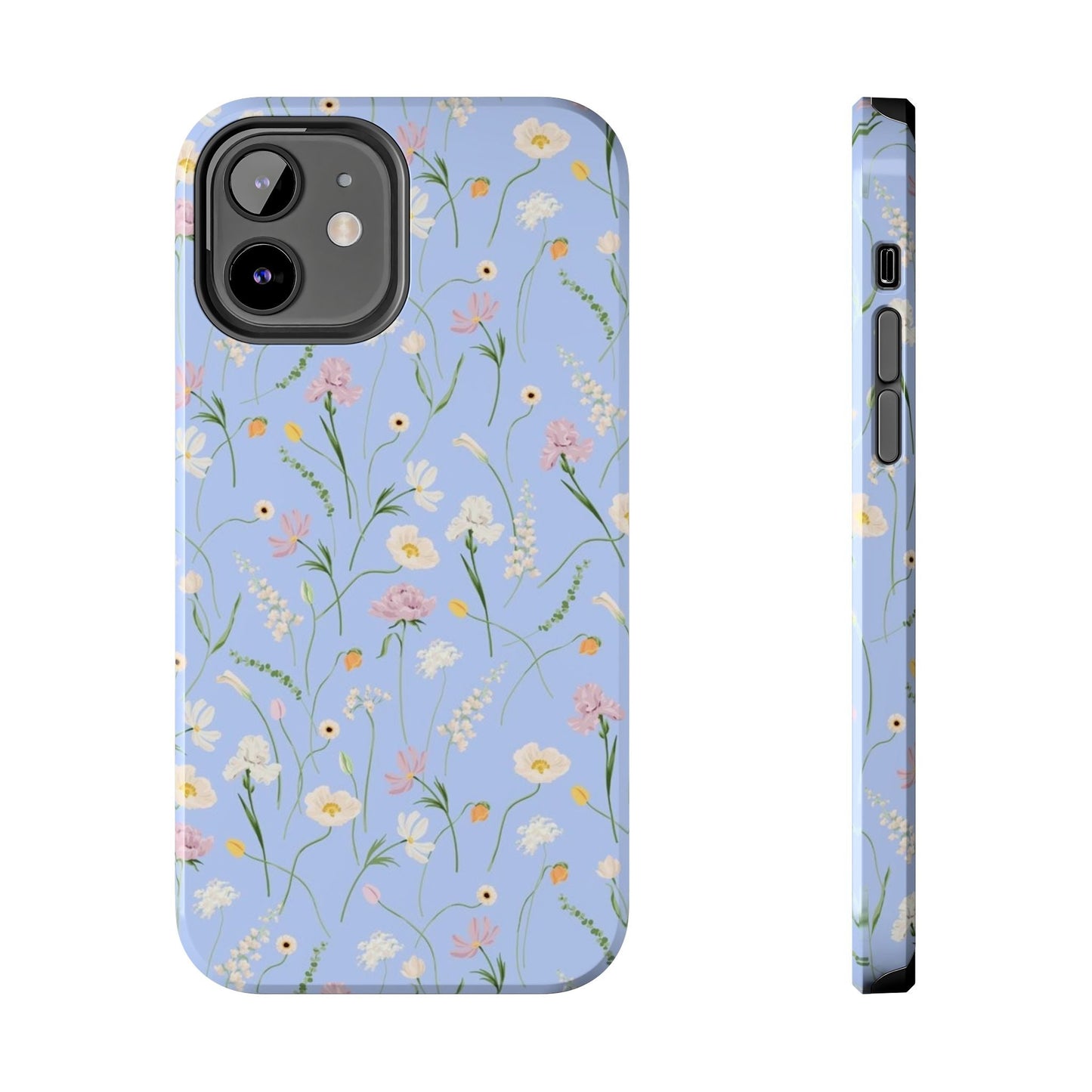 Spring Edition Blues Floral Phone Cases - SmartHomeGoodies