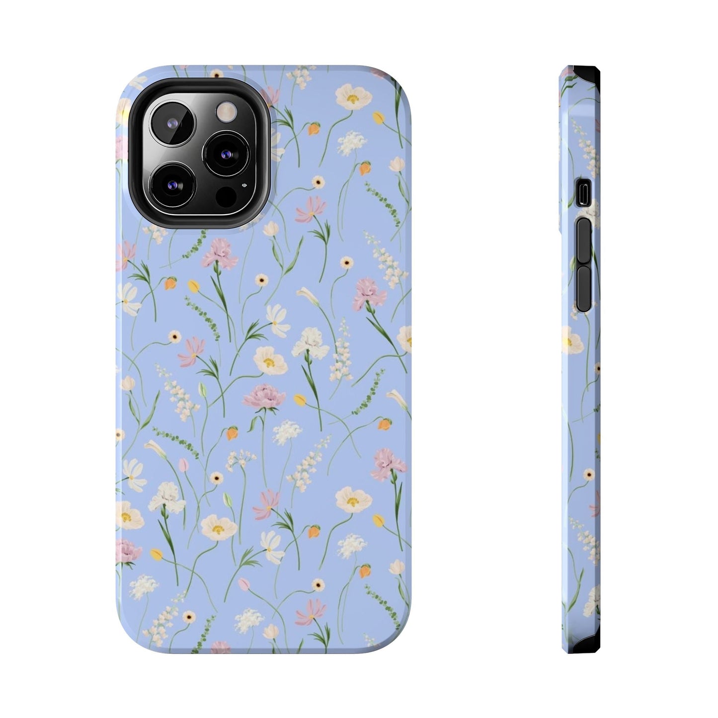Spring Edition Blues Floral Phone Cases - SmartHomeGoodies
