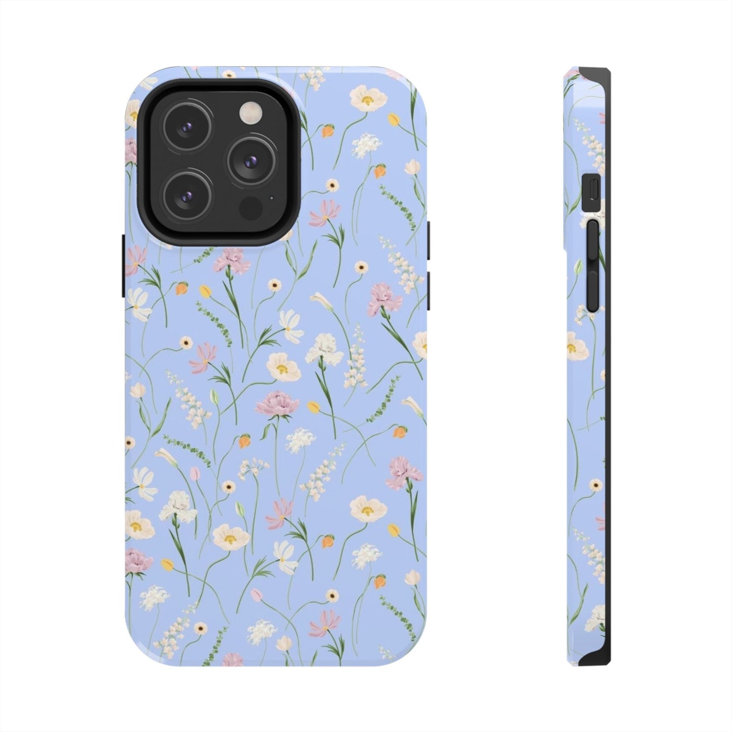 Spring Edition Blues Floral Phone Cases - SmartHomeGoodies