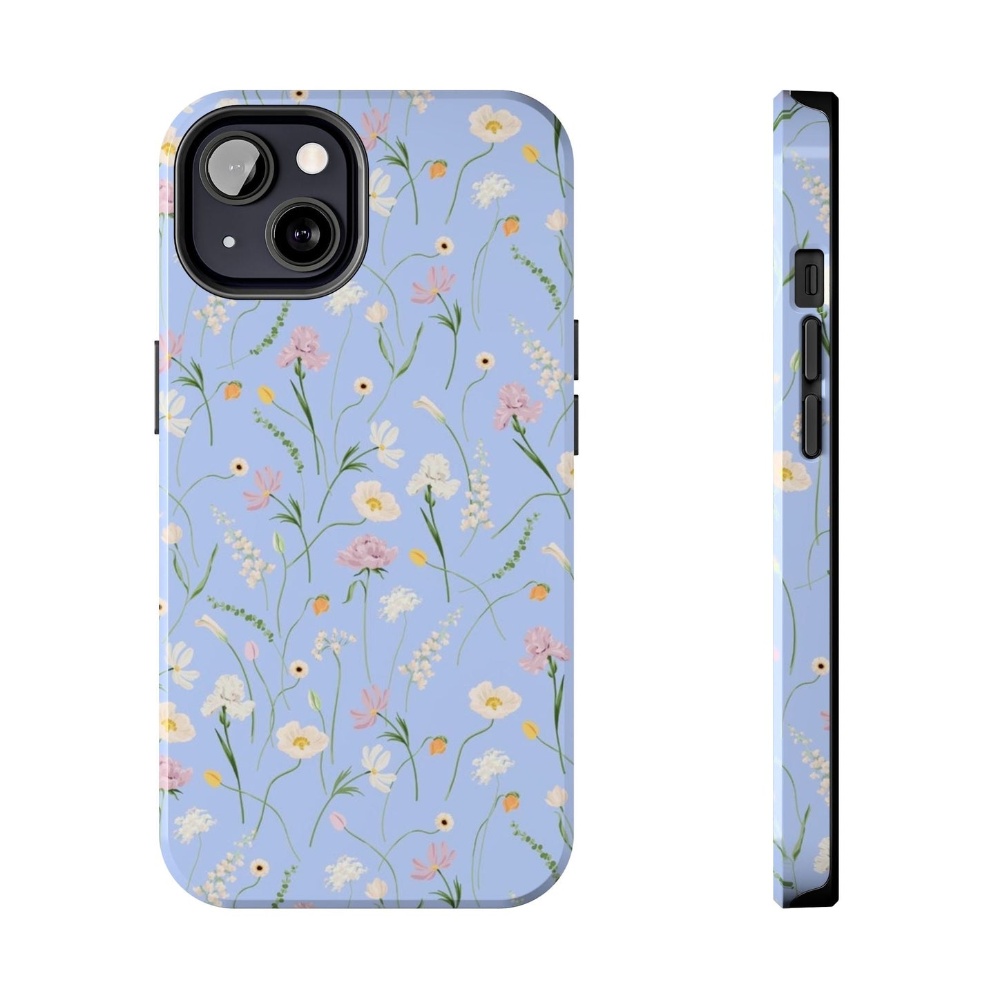 Spring Edition Blues Floral Phone Cases - SmartHomeGoodies