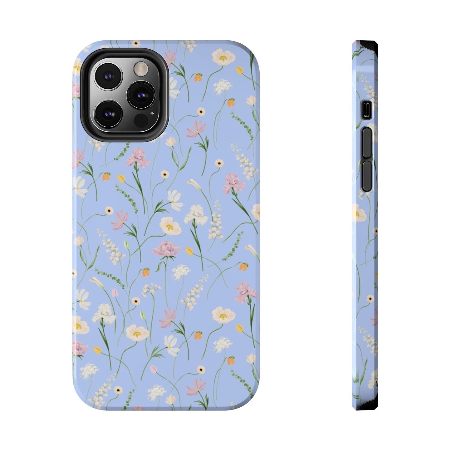Spring Edition Blues Floral Phone Cases - SmartHomeGoodies