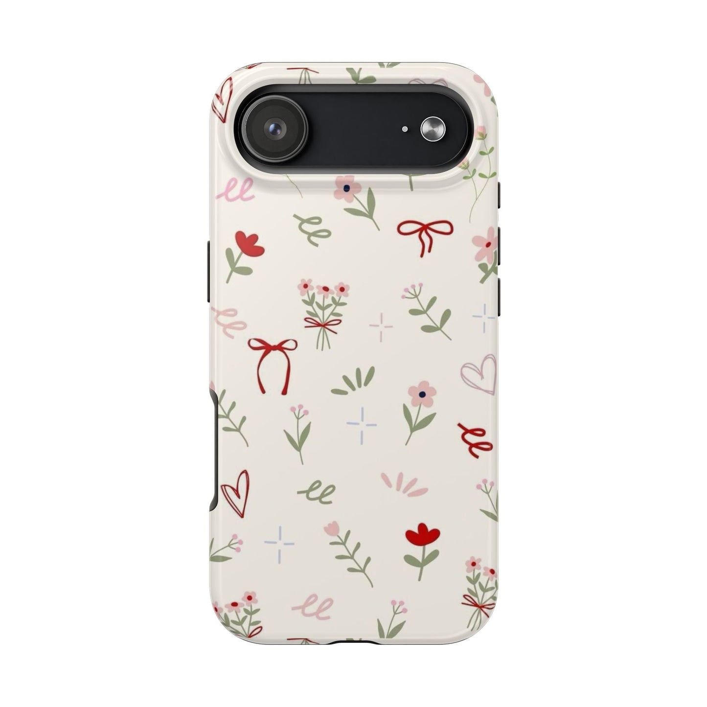 Spring Edition Hints of Red Floral Phone Case - SmartHomeGoodies