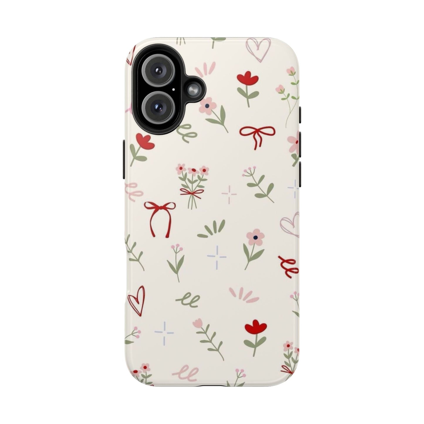 Spring Edition Hints of Red Floral Phone Case - SmartHomeGoodies