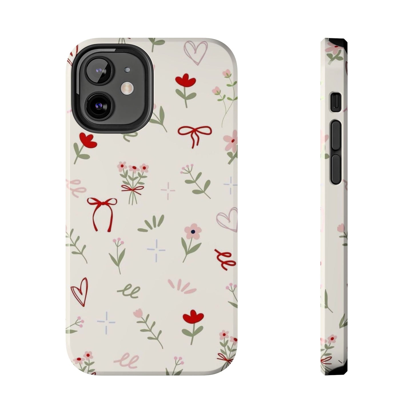 Spring Edition Hints of Red Floral Phone Case - SmartHomeGoodies