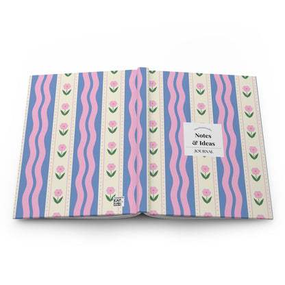 Stripes & Blooms Journal - SmartHomeGoodies