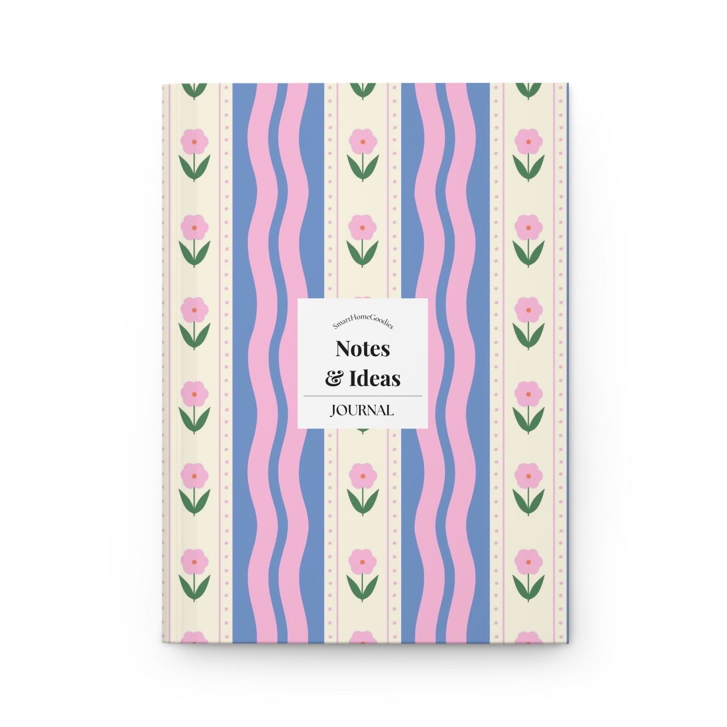 Stripes & Blooms Journal - SmartHomeGoodies