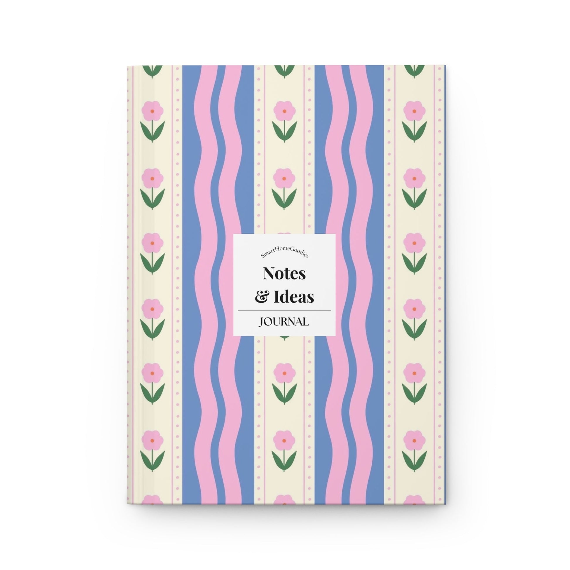Stripes & Blooms Journal - SmartHomeGoodies