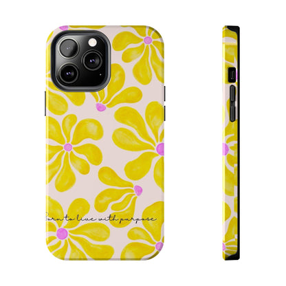 Sunshine Floral Tough iPhone Cases - SmartHomeGoodies