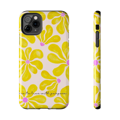Sunshine Floral Tough iPhone Cases - SmartHomeGoodies