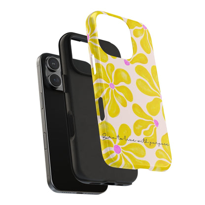 Sunshine Floral Tough iPhone Cases - SmartHomeGoodies