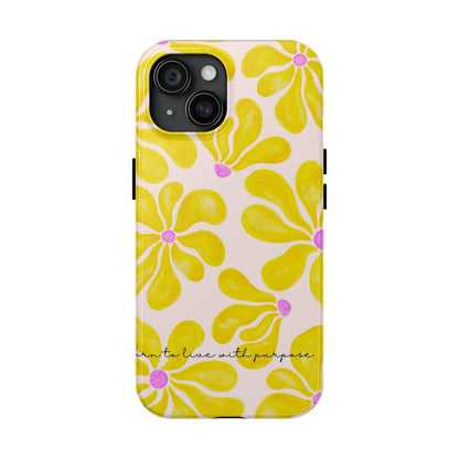 Sunshine Floral Tough iPhone Cases - SmartHomeGoodies