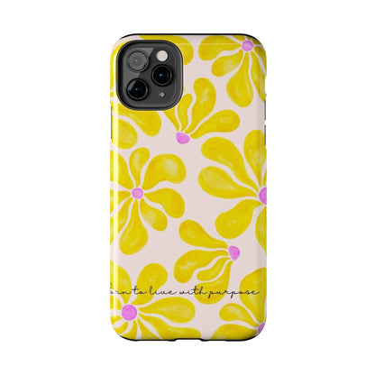 Sunshine Floral Tough iPhone Cases - SmartHomeGoodies