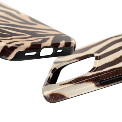 Taupe Twilights Stripe Tough iPhone Cases - SmartHomeGoodies