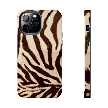 Taupe Twilights Stripe Tough iPhone Cases - SmartHomeGoodies